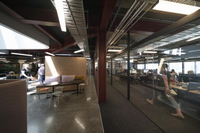 BIM建筑|曲线的交织与恣意流动：B:Hive 办公大楼 / BVN + Jasmax