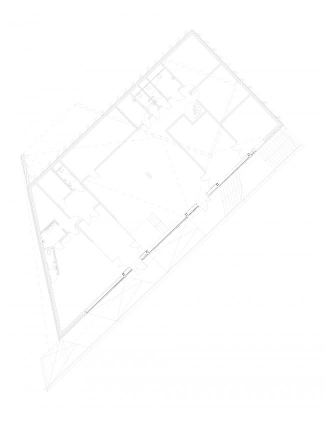 BIM建筑|簇拥嵌套的三角草坡顶“小房子”——东拉脱维亚创意服务中心 / SAALS