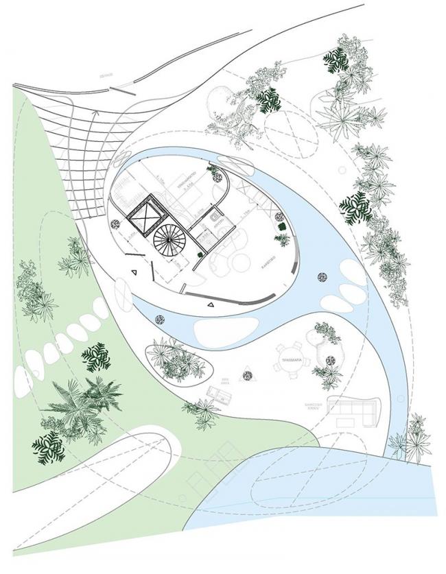 BIM建筑|有机曲线的轻柔盘旋：雅典“贝索纳米”住宅 / 314建筑工作室