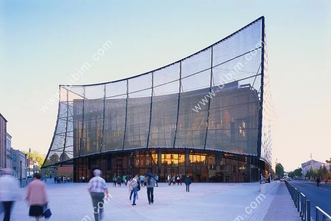 BIM建筑|轻遮于空中巨幕之下：阿尔比大剧院 / Dominique Perrault Architecture