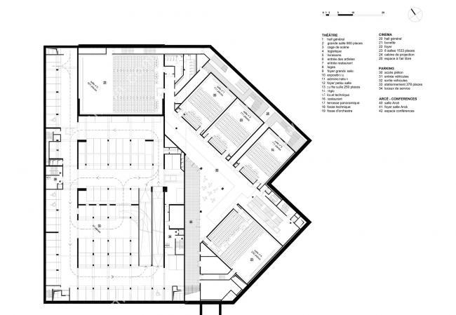BIM建筑|轻遮于空中巨幕之下：阿尔比大剧院 / Dominique Perrault Architecture