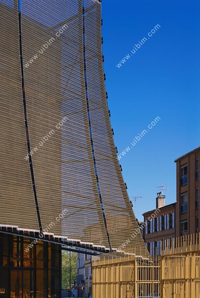 BIM建筑|轻遮于空中巨幕之下：阿尔比大剧院 / Dominique Perrault Architecture