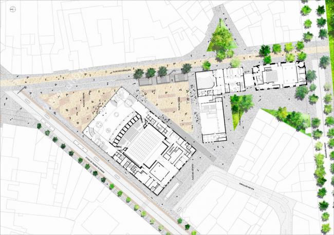 BIM建筑|轻遮于空中巨幕之下：阿尔比大剧院 / Dominique Perrault Architecture