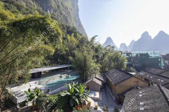 BIM建筑|喜岳云庐瑜伽亭及泳池（二期） / 刘宇扬建筑事务所