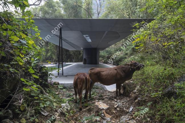 BIM建筑|喜岳云庐瑜伽亭及泳池（二期） / 刘宇扬建筑事务所