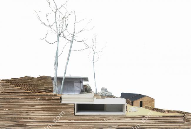 BIM建筑|喜岳云庐瑜伽亭及泳池（二期） / 刘宇扬建筑事务所