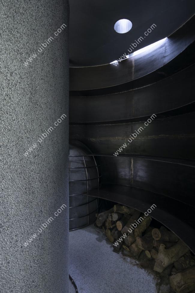 BIM建筑|喜岳云庐瑜伽亭及泳池（二期） / 刘宇扬建筑事务所