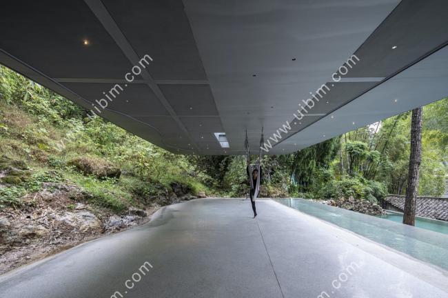 BIM建筑|喜岳云庐瑜伽亭及泳池（二期） / 刘宇扬建筑事务所