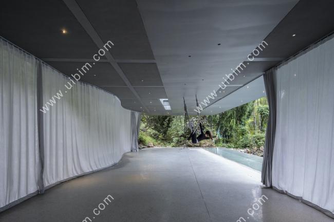 BIM建筑|喜岳云庐瑜伽亭及泳池（二期） / 刘宇扬建筑事务所