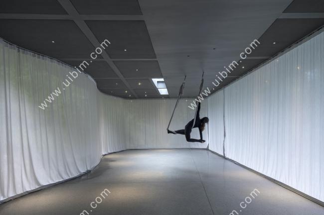 BIM建筑|喜岳云庐瑜伽亭及泳池（二期） / 刘宇扬建筑事务所