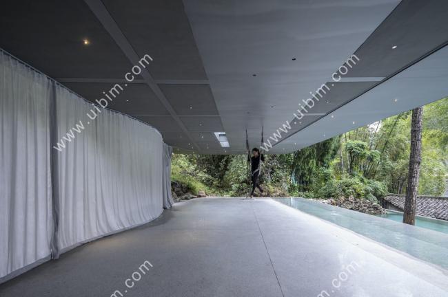 BIM建筑|喜岳云庐瑜伽亭及泳池（二期） / 刘宇扬建筑事务所