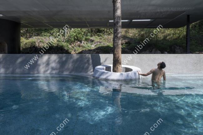 BIM建筑|喜岳云庐瑜伽亭及泳池（二期） / 刘宇扬建筑事务所