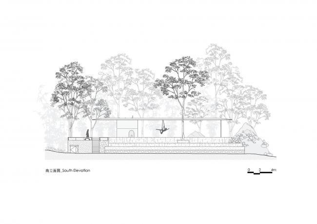 BIM建筑|喜岳云庐瑜伽亭及泳池（二期） / 刘宇扬建筑事务所