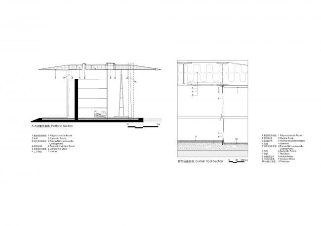 BIM建筑|喜岳云庐瑜伽亭及泳池（二期） / 刘宇扬建筑事务所