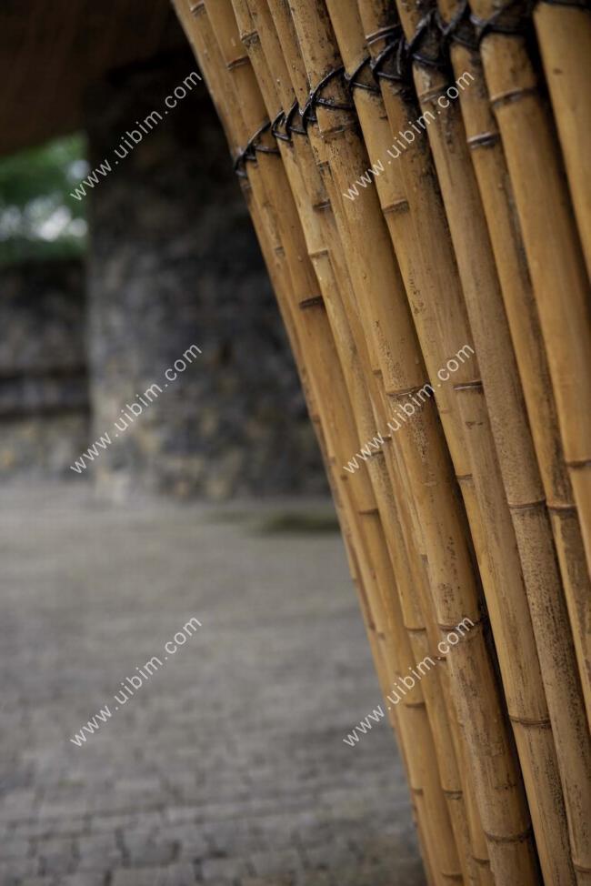 BIM建筑|似轻柔的山风拂过：武隆归原小镇茶亭 / 纬图设计机构