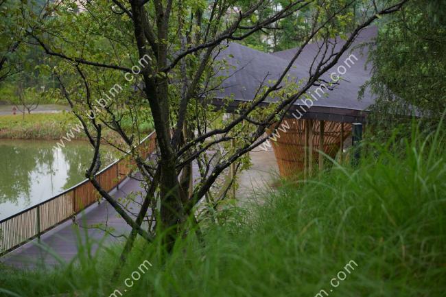 BIM建筑|似轻柔的山风拂过：武隆归原小镇茶亭 / 纬图设计机构