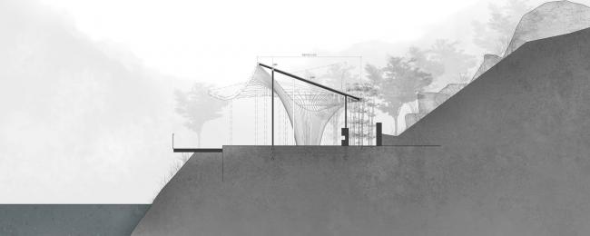 BIM建筑|似轻柔的山风拂过：武隆归原小镇茶亭 / 纬图设计机构