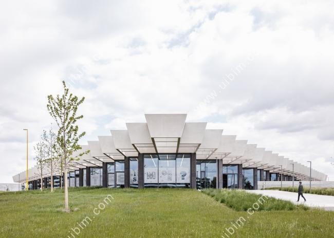 BIM建筑|阿迪达斯德国总部大楼“HALFTIME” / COBE