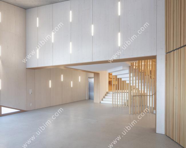 BIM建筑|对角线构筑轻盈的“翅膀”：瑞士新使徒教堂 / LOCALARCHITECTURE