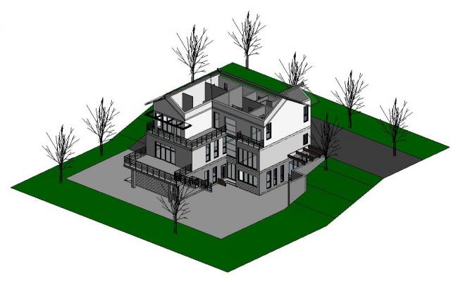 BIM资料|小别墅项目BIM模型