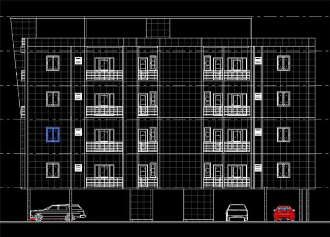 BIM资料|revit模型-四层公寓模型.rvt