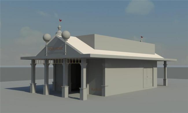 BIM资料|revit模型-上海迪斯尼食品小卖部