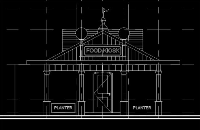 BIM资料|revit模型-上海迪斯尼食品小卖部.rvt