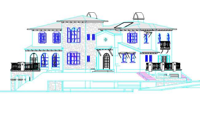 BIM资料|revit模型-别墅模型