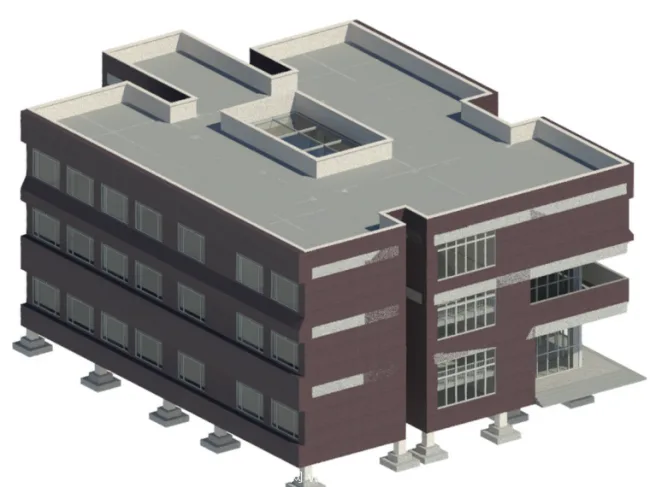 BIM资料|[revit模型]教学楼模型