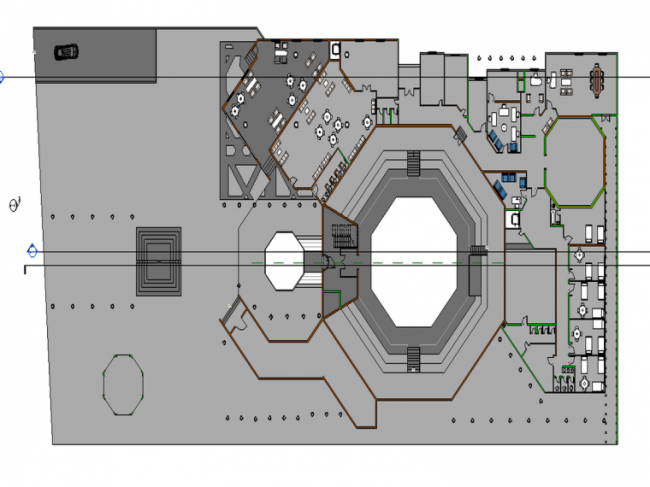 BIM资料|[revit模型]体育馆模型