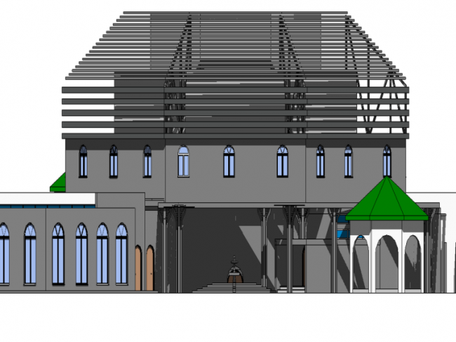 BIM资料|[revit模型]体育馆模型