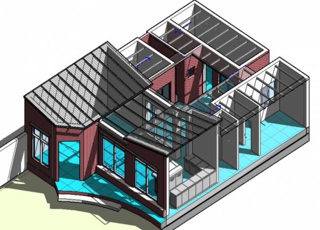 BIM资料|[revit模型]​单层别墅设计