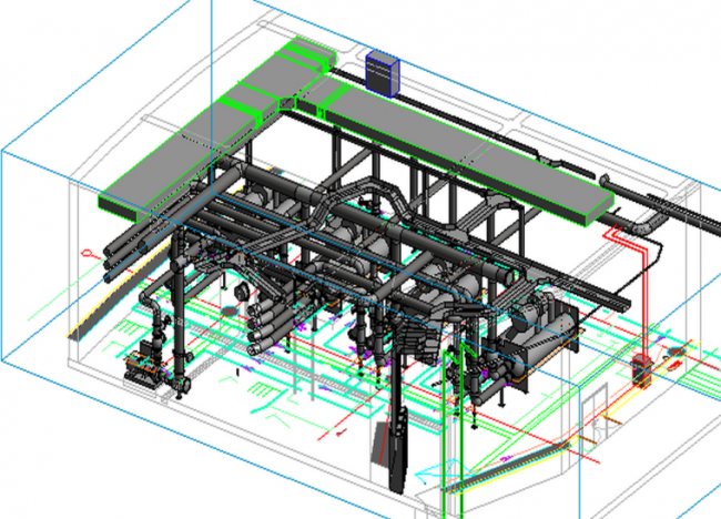 BIM资料|[revit模型]制冷机房模型