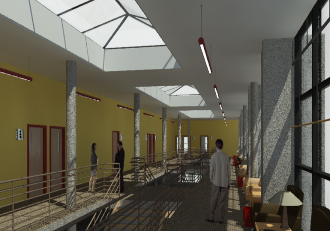 BIM资料|[revit模型]三层Revit商务办公楼模型