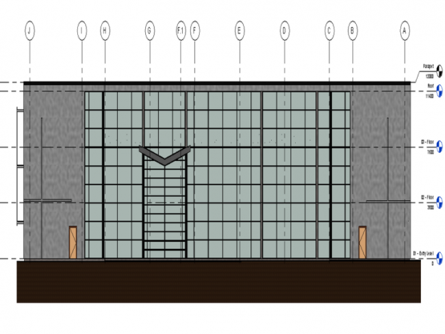 BIM资料|[revit模型]三层Revit商务办公楼模型