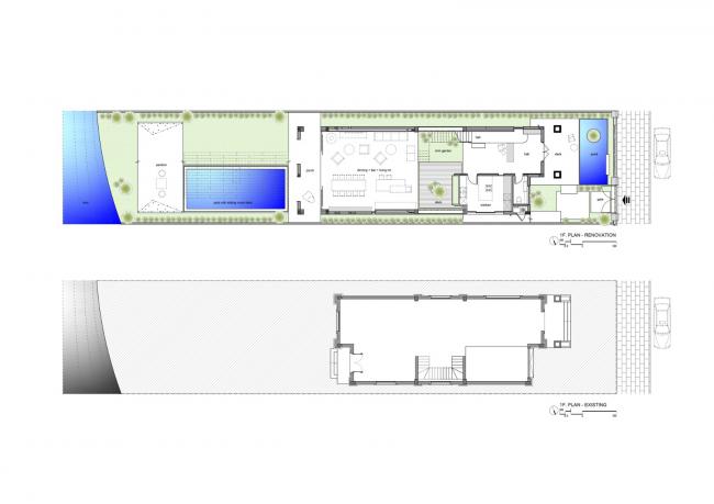 BIM建筑|拱窗围廊下营造室内庭院：越南 AD8 别墅 / Nemo Studio