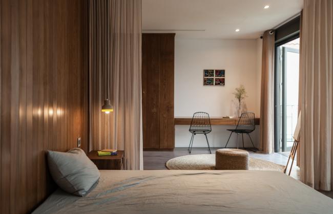 BIM建筑|拱窗围廊下营造室内庭院：越南 AD8 别墅 / Nemo Studio