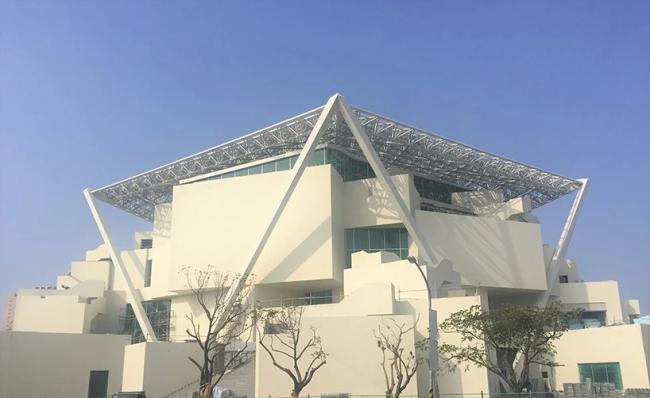 BIM建筑|坂茂新作“台南美术馆”，五边形屋顶天篷下的堆叠体块