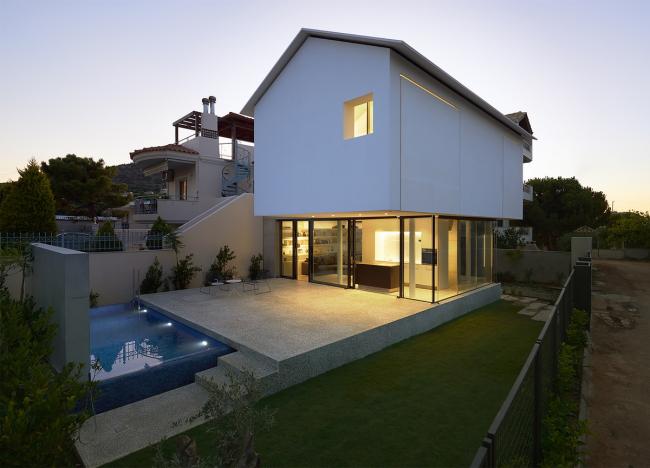 BIM建筑|爱琴海岸边的白色精灵——希腊E住宅 / buerger katsota architects