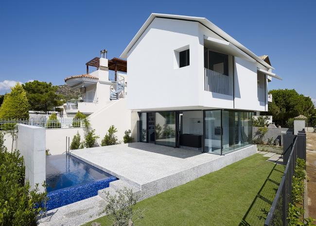 BIM建筑|爱琴海岸边的白色精灵——希腊E住宅 / buerger katsota architects