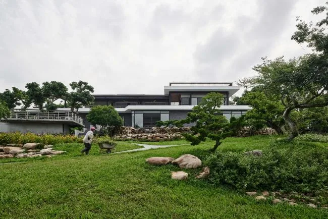 BIM建筑|水平延展的“山水”之家 / 原典建筑师事务所