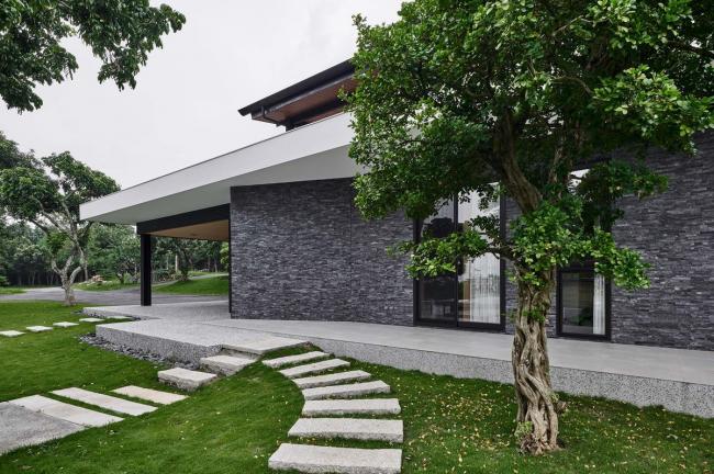 BIM建筑|水平延展的“山水”之家 / 原典建筑师事务所