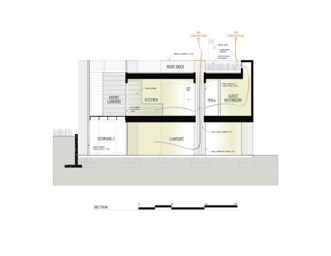 BIM建筑|高挑桩基创造的架空体量——西北港口住宅 / Bates Masi Architects