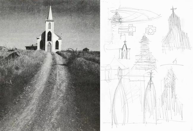 BIM建筑|成都中法科技园教堂，融于紫色薰衣草庄园