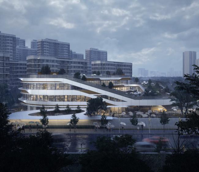 BIM建筑|立体流动的花园——旭辉甜甜圈幼儿园 / 天华建筑创作工作室