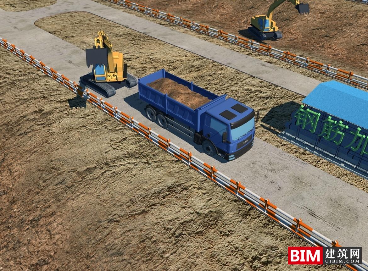 BIM资料|revit模型-住宅项目建筑施工场地模拟BIM模型