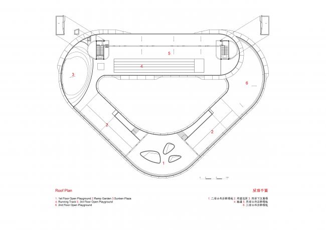 BIM建筑|立体流动的花园——旭辉甜甜圈幼儿园 / 天华建筑创作工作室
