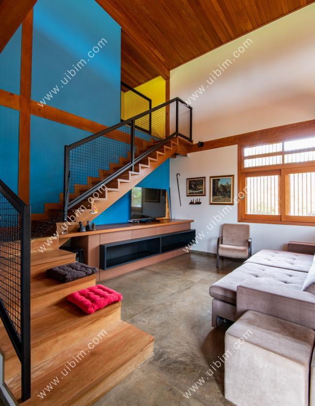 BIM建筑|草丛，泥巴，荡秋千：乡野田园里的儿童之家