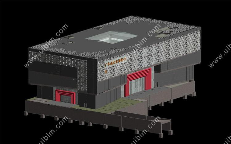 博物馆项目BIM模型全套资料（土建模型+设备模型全专业），Revit建筑结构暖通电气给排水MEP