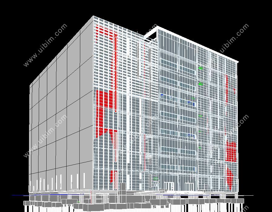 数据中心通信机楼BIM项目模型全套资料，Revit建筑结构暖通电气给排水MEP，含导出Navisworks模型